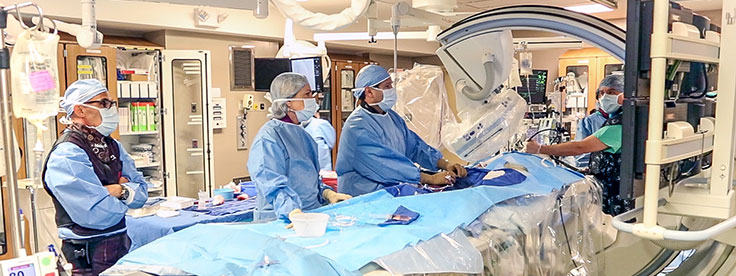 Englewood Hospital hybrid operating room in use